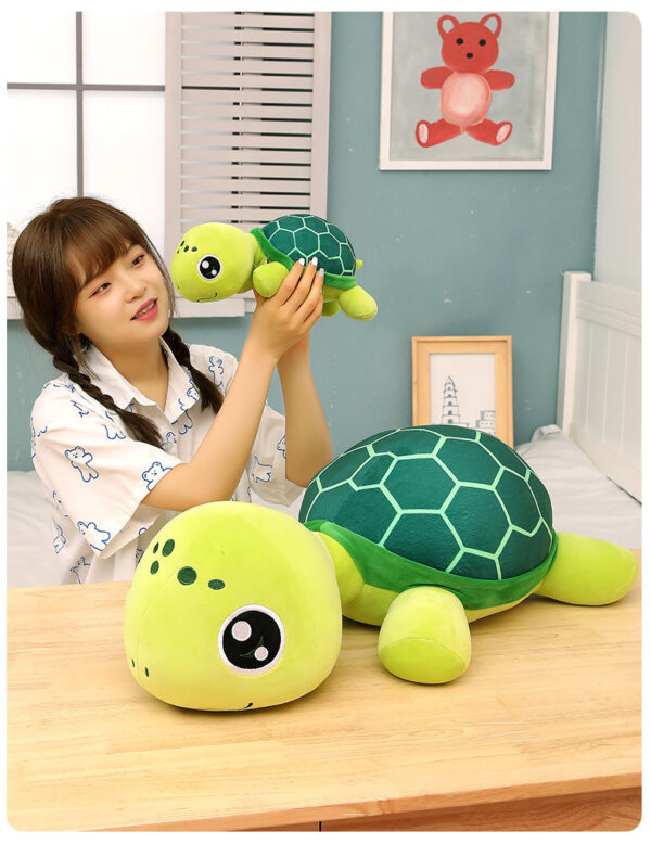 Factory Direct Supply Big-Eyed Turtle Plush Toy, Large Turtle Doll, Aquarium Gift, Foreign Trade Exclusive Supply - Image 3