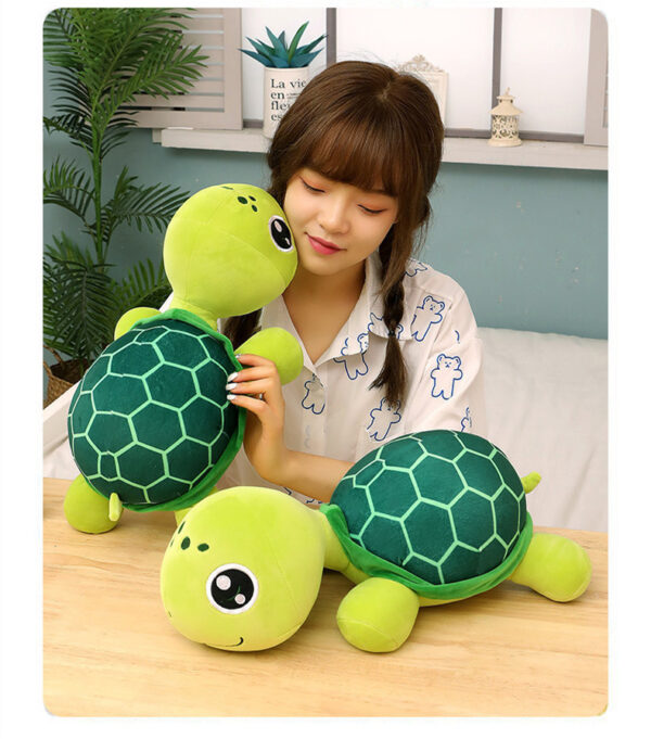 Factory Direct Supply Big-Eyed Turtle Plush Toy, Large Turtle Doll, Aquarium Gift, Foreign Trade Exclusive Supply - Image 2