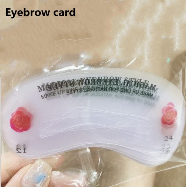 Brow Stamp Shaping Kit Eyebrow Stamp Waterproof Long Lasting Natural Shape Brow Stamp Contouring Stick Makeup Eyebrow Shadow - Image 5