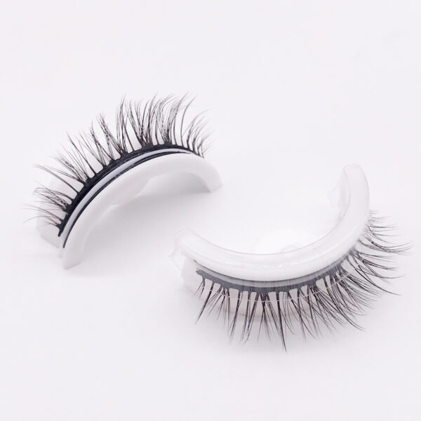 Reusable 3D Mink Lashes Natural False Eyelashes Self Adhesive Fake Glue Free Makeup Eyelash Extension Silk - Image 5