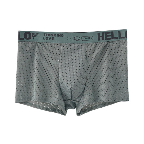 Ice Silk Mesh Boxers Cool Loose Breathable Boxers Heads - Image 6