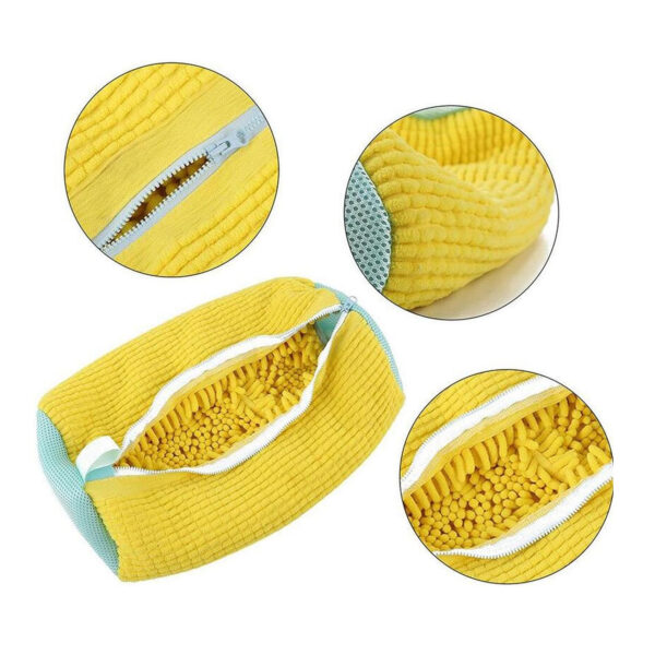 Shoes Laundry Bag Shoe Wash Bag For Washing Machine Reusable Zipper Shoe Washing Bag Sneaker Tennis Shoe Cleaner Kit Remove Dirt - Image 9