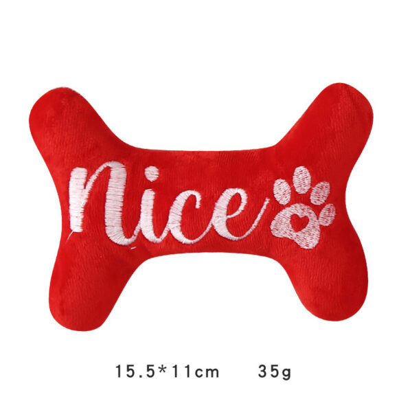 Christmas Dog Plush Sounding Puppy Pets Toy Santa Claus Decorations Pet Products - Image 5