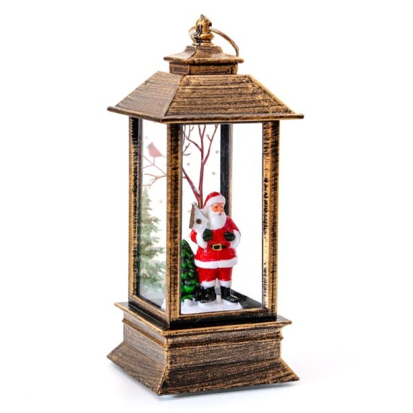 Christmas Portable Oil Lamp Santa Claus LED Night Lights Battery Powered Indoor Outdoor Hanging Lanterns Festive Party Decoration - Image 6