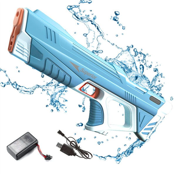 Summer Full Automatic Electric Water Gun Toy Induction Water Absorbing High-Tech Burst Water Gun Beach Outdoor Water Fight Toys - Image 2