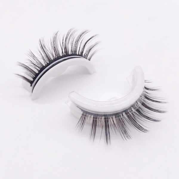 Reusable 3D Mink Lashes Natural False Eyelashes Self Adhesive Fake Glue Free Makeup Eyelash Extension Silk - Image 4