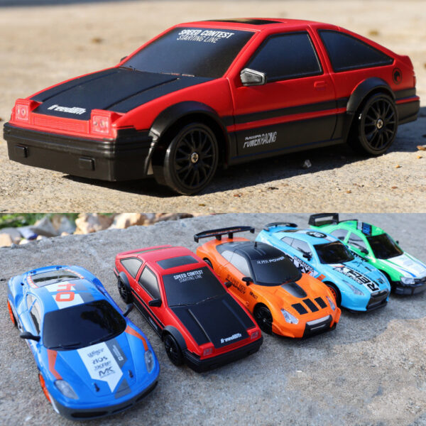 2.4G Drift Rc Car 4WD RC Drift Car Toy Remote Control GTR Model AE86 Vehicle Car RC Racing Car Toy For Children Christmas Gifts - Image 2