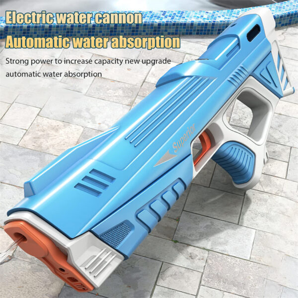 Summer Full Automatic Electric Water Gun Toy Induction Water Absorbing High-Tech Burst Water Gun Beach Outdoor Water Fight Toys - Image 3