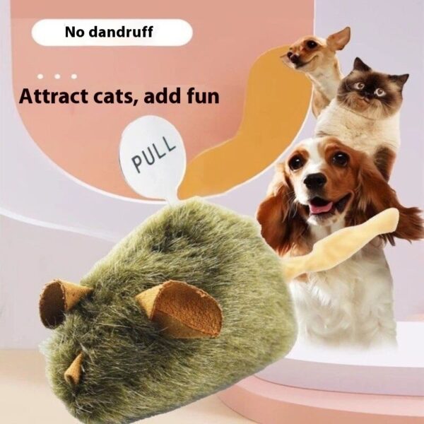 Cat Toy Plush Simulation Sound Little Mouse Pet Products - Image 2