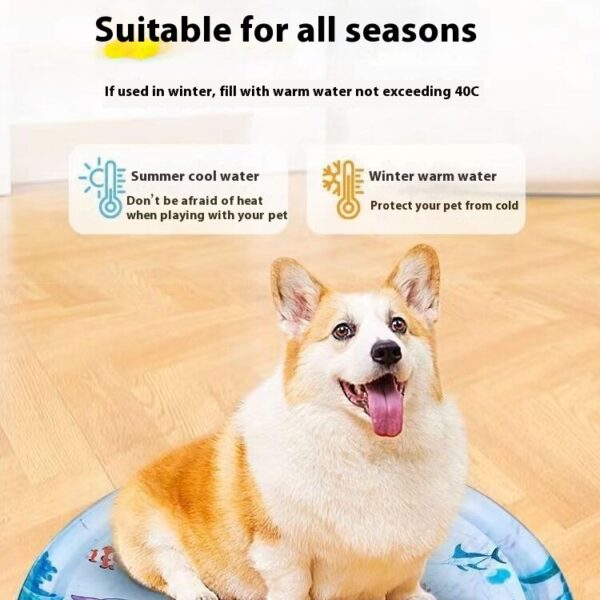 Summer Cooling Pet Water Bed Cushion Ice Pad Dog Sleeping Square Mat For Puppy Dogs Cats Pet Kennel Cool Cold - Image 4