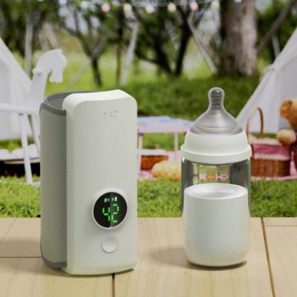 Portable Wireless Rechargeable Baby Bottle Warmer USB Charging And Heating Bag Portable Constant Temperature Milk Warmer Universal Bottle Insulation Sleeve - Image 3