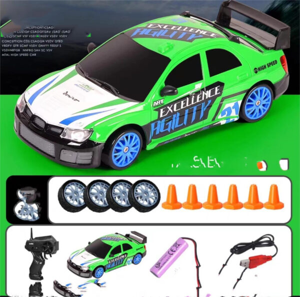 2.4G Drift Rc Car 4WD RC Drift Car Toy Remote Control GTR Model AE86 Vehicle Car RC Racing Car Toy For Children Christmas Gifts - Image 4