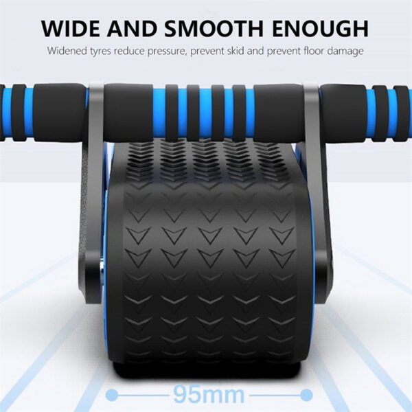 Double Wheel Abdominal Exerciser Women Men Automatic Rebound Ab Wheel Roller Waist Trainer Gym Sports Home Exercise Devices - Image 9