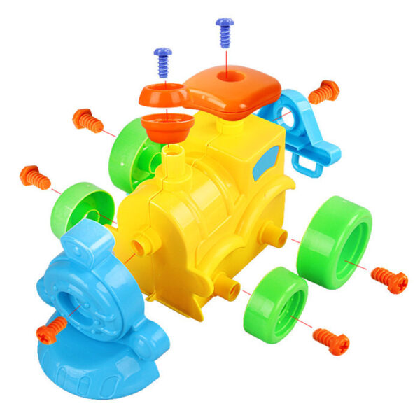 Disassembly Assembly Blocks Toys DIY Motorcycle Car Modeling Building Construction Nuts Toys For Children Gifts - Image 3