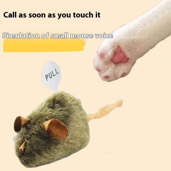 Cat Toy Plush Simulation Sound Little Mouse Pet Products - Image 3