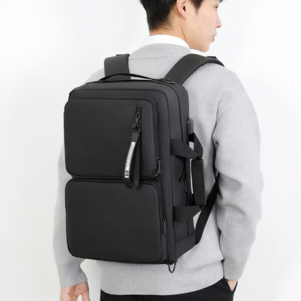 Multifunctional Backpack Large Capacity Business Laptop Bag Leisure Travel Commuter Schoolbag Portable Shoulder Bag - Image 6