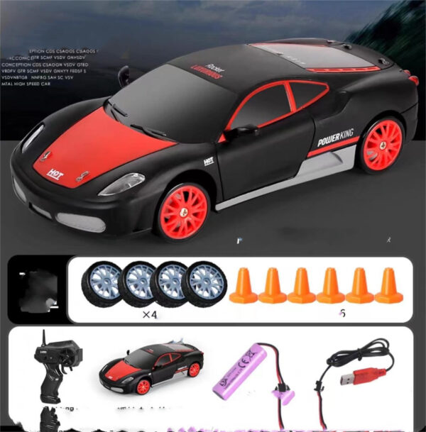 2.4G Drift Rc Car 4WD RC Drift Car Toy Remote Control GTR Model AE86 Vehicle Car RC Racing Car Toy For Children Christmas Gifts - Image 5