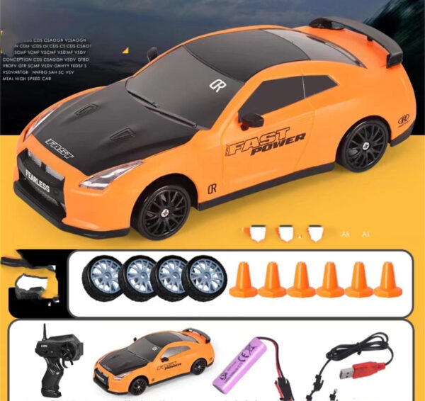 2.4G Drift Rc Car 4WD RC Drift Car Toy Remote Control GTR Model AE86 Vehicle Car RC Racing Car Toy For Children Christmas Gifts - Image 7