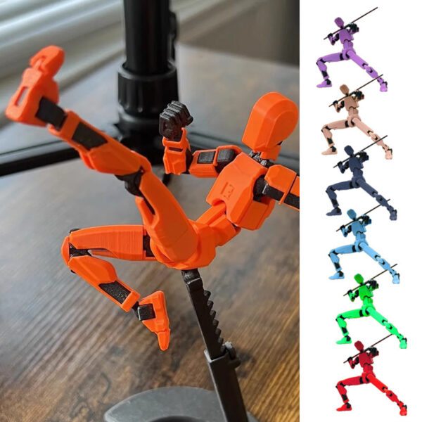 Multi-Jointed Movable Shapeshift Robot 2.0 3D Printed Mannequin Dummy Action Model Doll Toy Kid Gift - Image 2