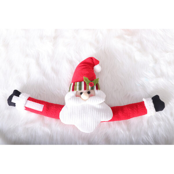 Christmas Snowman Curtain Buckle Decorative Products Velcro - Image 3