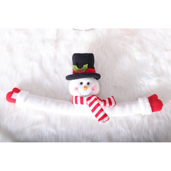 Christmas Snowman Curtain Buckle Decorative Products Velcro - Image 4