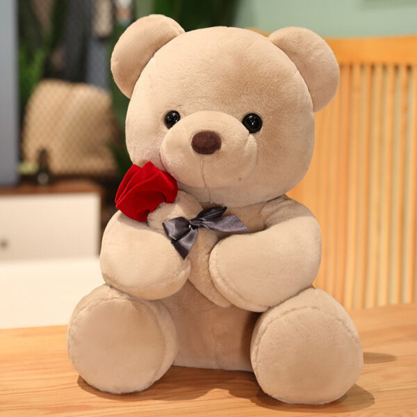 23-45cm New Lovely Hug Roses Teddy Bear Plush Pillow Stuffed Soft Animal Dolls Nice Birthday Gift Girlfriend Valentine's Day - Image 10