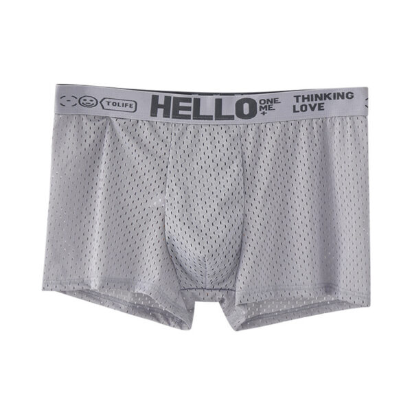 Ice Silk Mesh Boxers Cool Loose Breathable Boxers Heads - Image 10