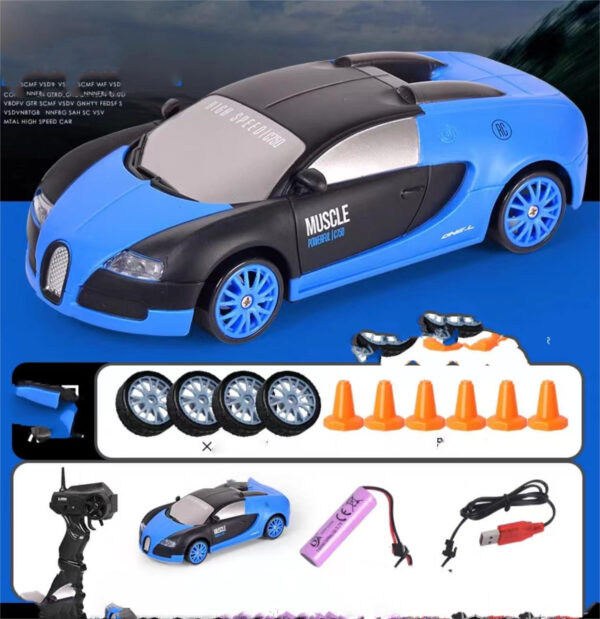 2.4G Drift Rc Car 4WD RC Drift Car Toy Remote Control GTR Model AE86 Vehicle Car RC Racing Car Toy For Children Christmas Gifts - Image 8