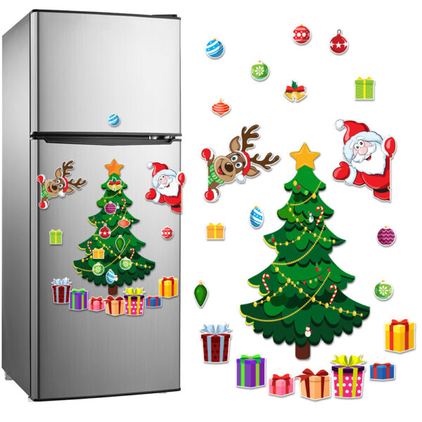 Christmas Decoration Refrigerator Sticker Set - Image 3