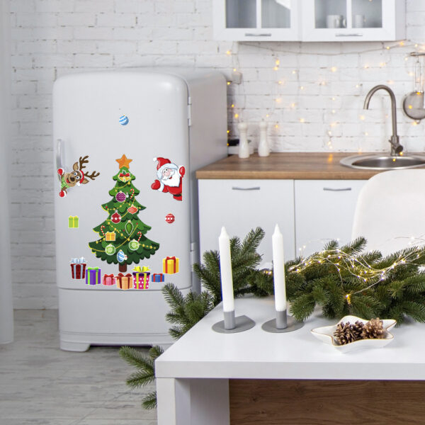 Christmas Decoration Refrigerator Sticker Set - Image 4