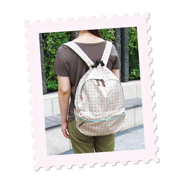 Casual School Bag Preppy Style Unisex Travel Backpack Rucksack W Pouch Protable - Image 5