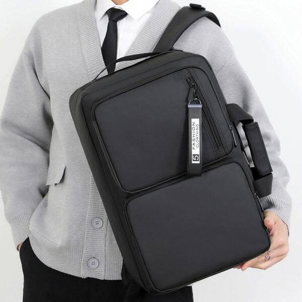 Multifunctional Backpack Large Capacity Business Laptop Bag Leisure Travel Commuter Schoolbag Portable Shoulder Bag - Image 3