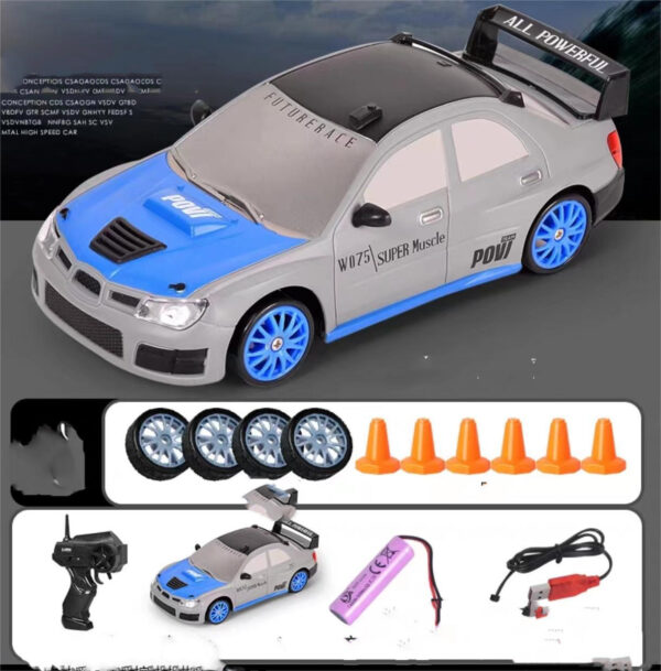 2.4G Drift Rc Car 4WD RC Drift Car Toy Remote Control GTR Model AE86 Vehicle Car RC Racing Car Toy For Children Christmas Gifts - Image 9