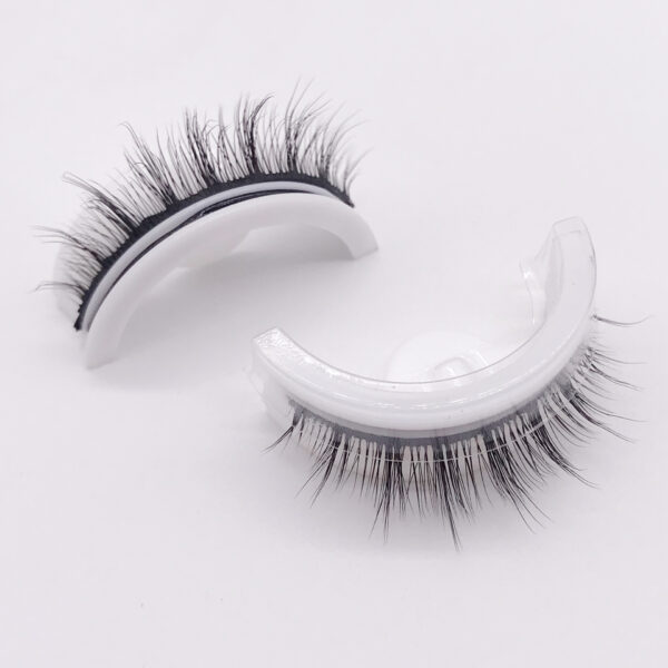 Reusable 3D Mink Lashes Natural False Eyelashes Self Adhesive Fake Glue Free Makeup Eyelash Extension Silk - Image 7