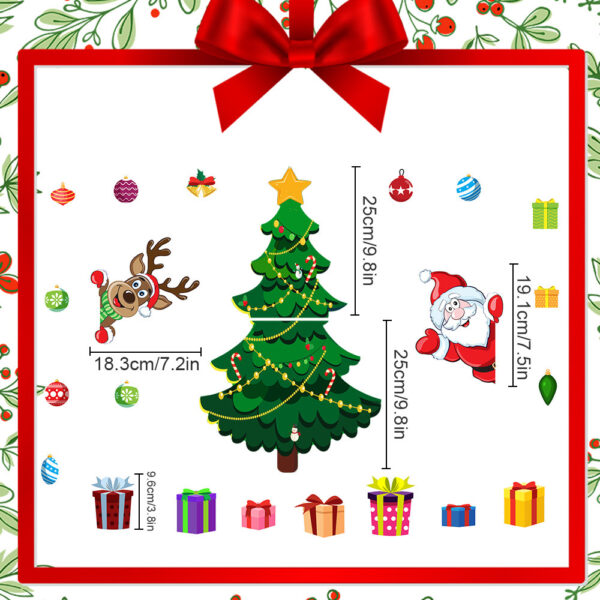 Christmas Decoration Refrigerator Sticker Set - Image 7