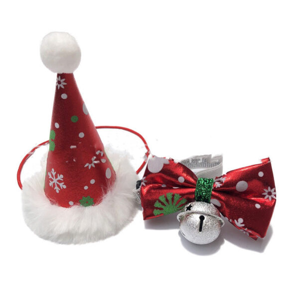 Christmas Products Pet Christmas Hat Set - Image 4