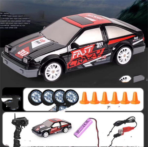 2.4G Drift Rc Car 4WD RC Drift Car Toy Remote Control GTR Model AE86 Vehicle Car RC Racing Car Toy For Children Christmas Gifts - Image 10