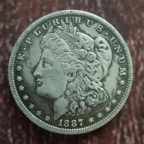 1887-S USA Morgan Dollar coins